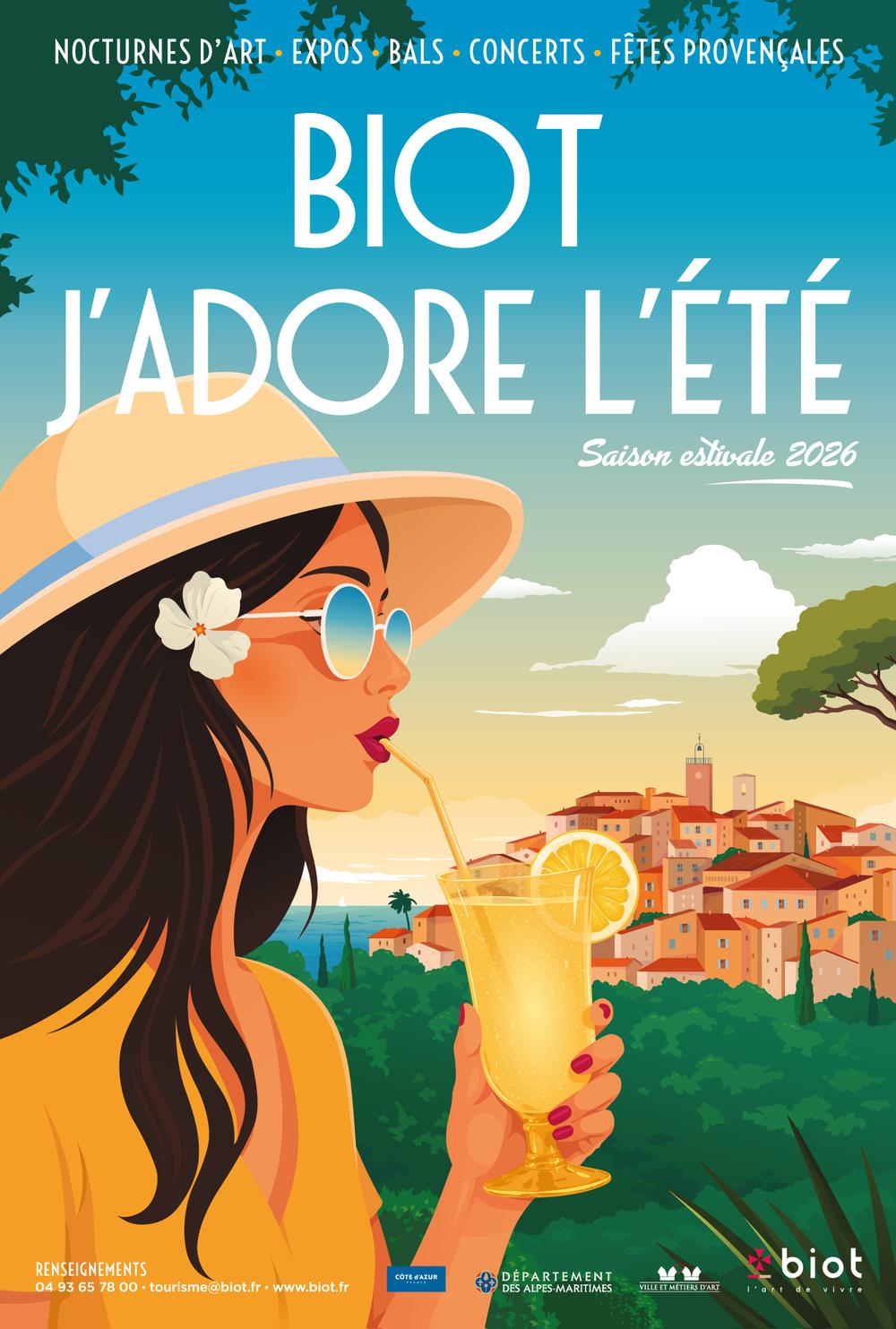 L'été à Biot
